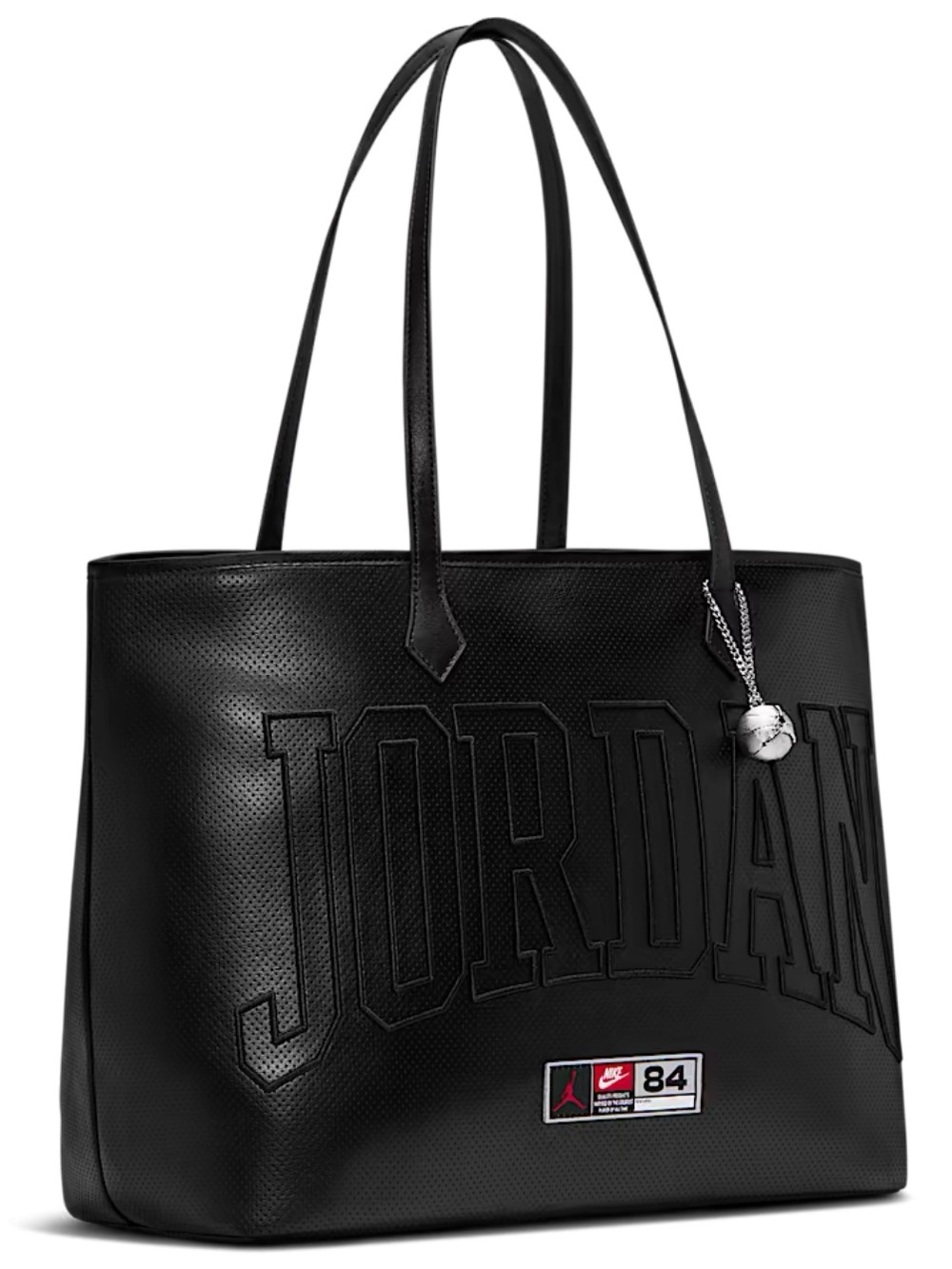 NIKE Jordan Perforated Tote Bag 30.5L in Black NWT